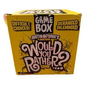 Game Box: Would You Rather? Game For Ages 12+ Either/Or Questions Cards
